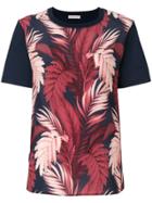 Moncler Foliage Print T-shirt - Blue