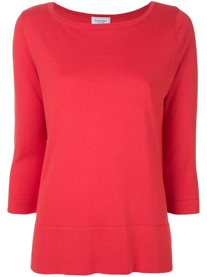 Snobby Sheep Lightweight Sweater - Red