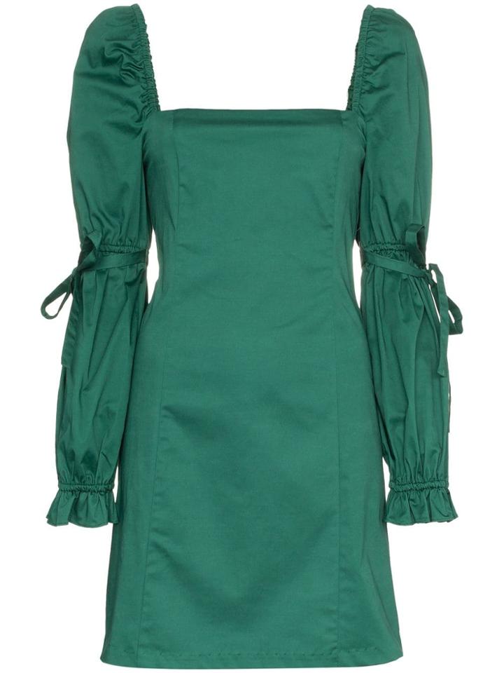 Staud Staud Tai Drs Sqr Nk Ls Tie - Green