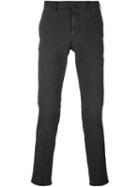 Incotex Slim Fit Chinos, Men's, Size: 48, Grey, Cotton/spandex/elastane