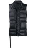 Unravel Project Padded Gilet - Black