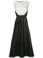Ingie Paris Shimmery Midi Dress - Black