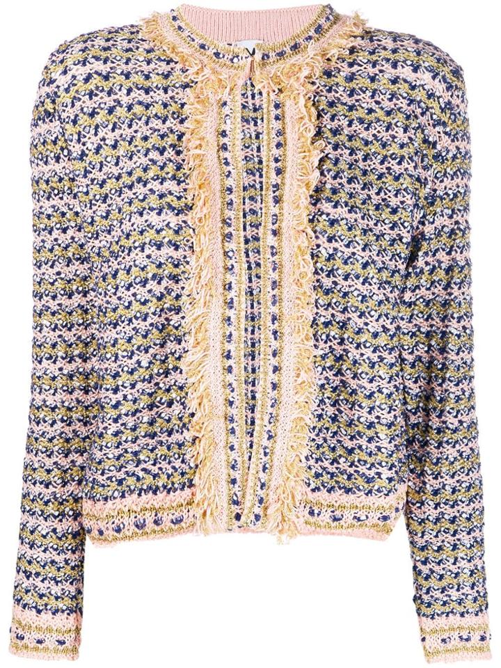 M Missoni Knitted Tweed Cardigan - Pink