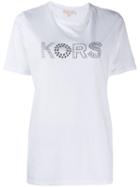 Michael Michael Kors Studded Logo T-shirt - White
