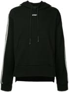 Off Duty Side Stripe Hoodie - Black