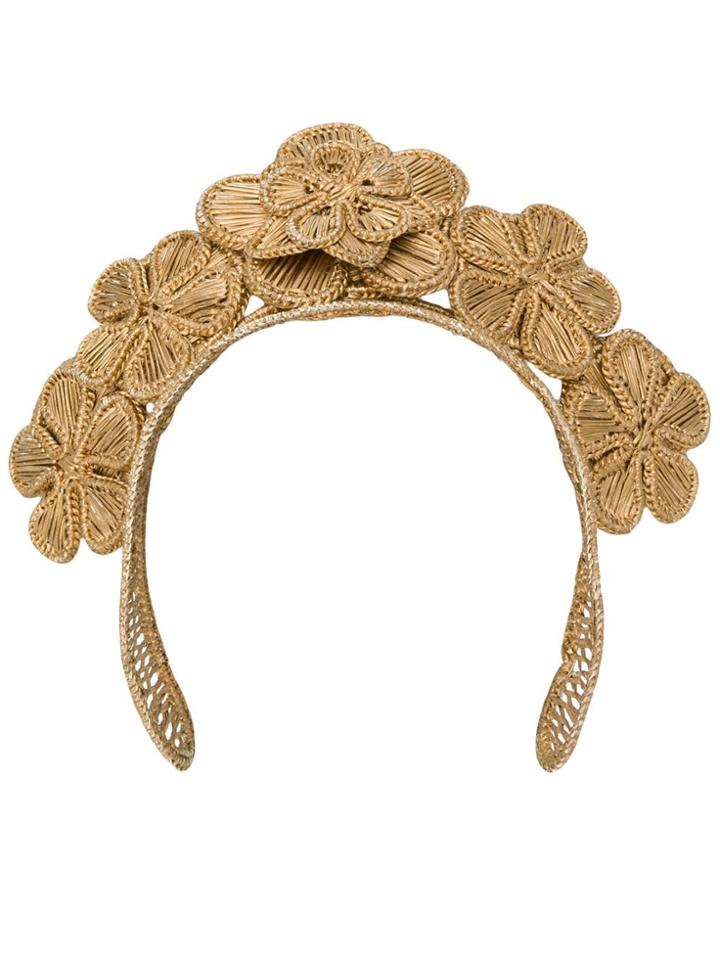 Folkloore Colombian Iraca Hadband - Gold