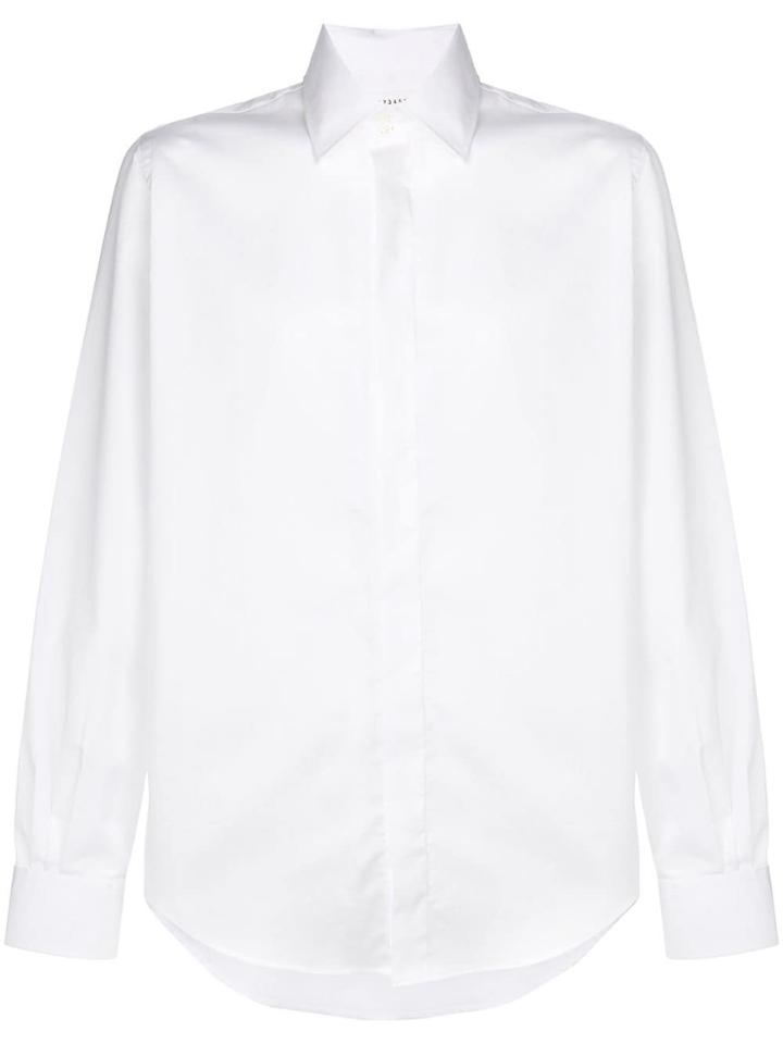 Maison Margiela Classic Concealed Buttons Shirt - White