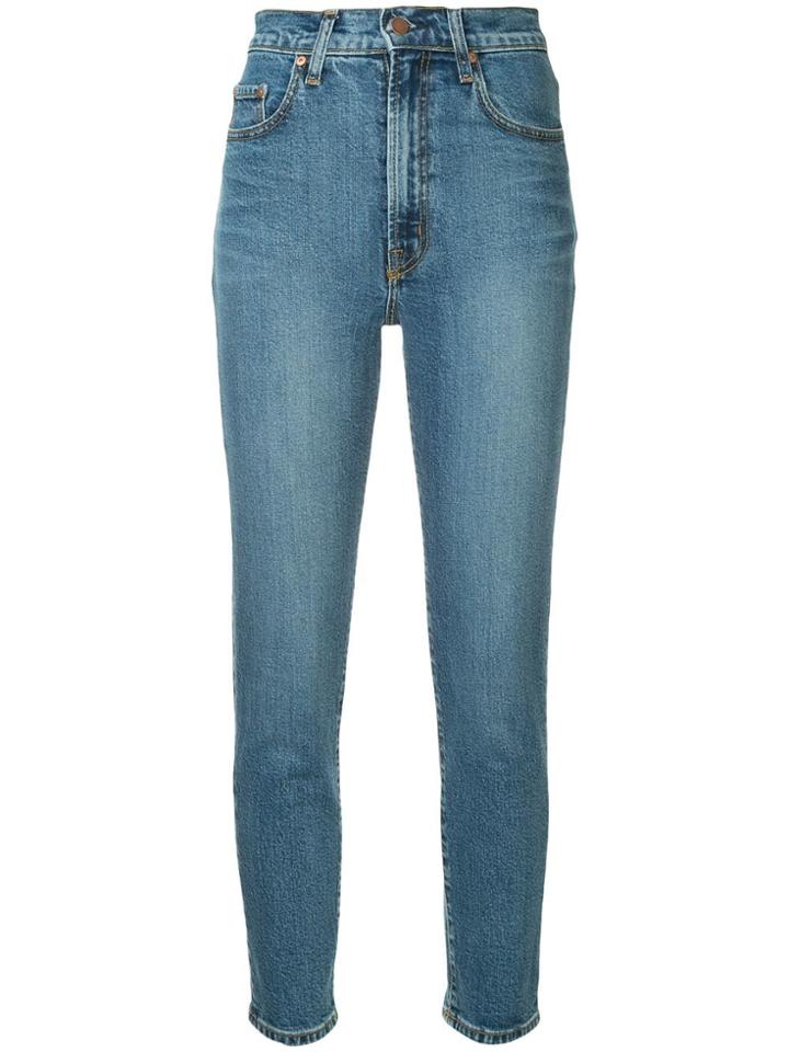 Nobody Denim Frankie Jean Ankle Comfort Jeans - Blue