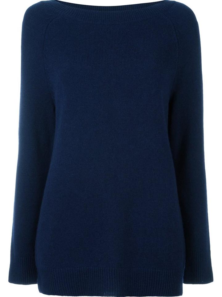 Equipment Round Neck Jumper, Women's, Size: Xs, Blue, Cashmere/wool