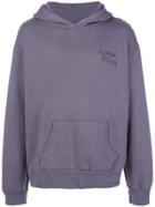Simon Miller Oversized Embroidered Logo Hoodie - Blue
