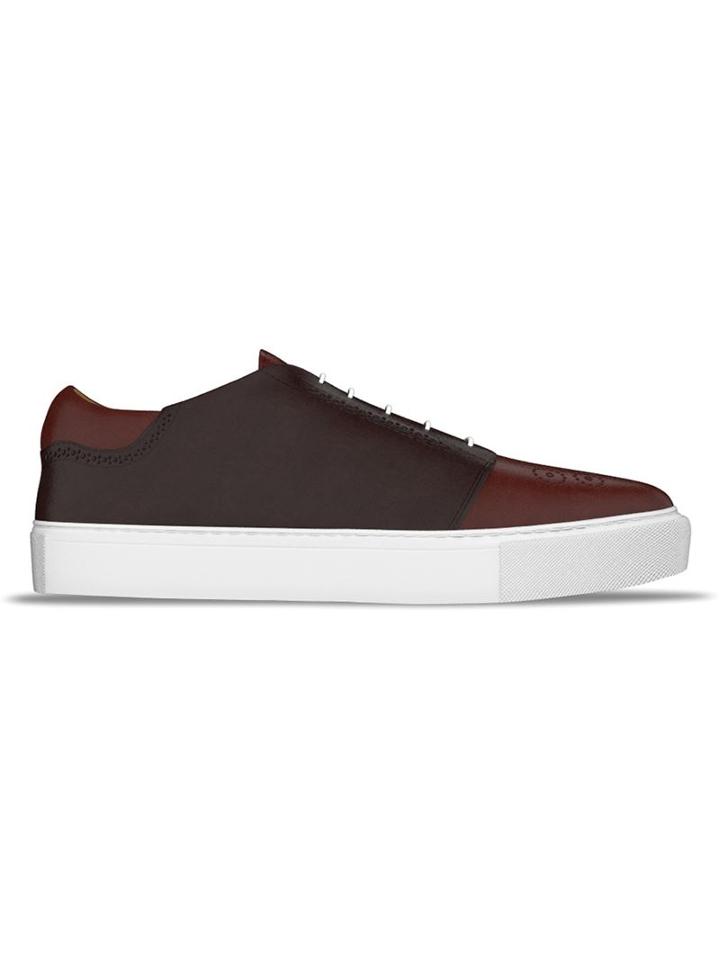 Myswear Kingsland Sneakers, Men's, Size: 42, Brown, Leather/rubber