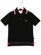 Philipp Plein Kids 'pp Classic' Polo Shirt, Boy's, Size: 12 Yrs, Black