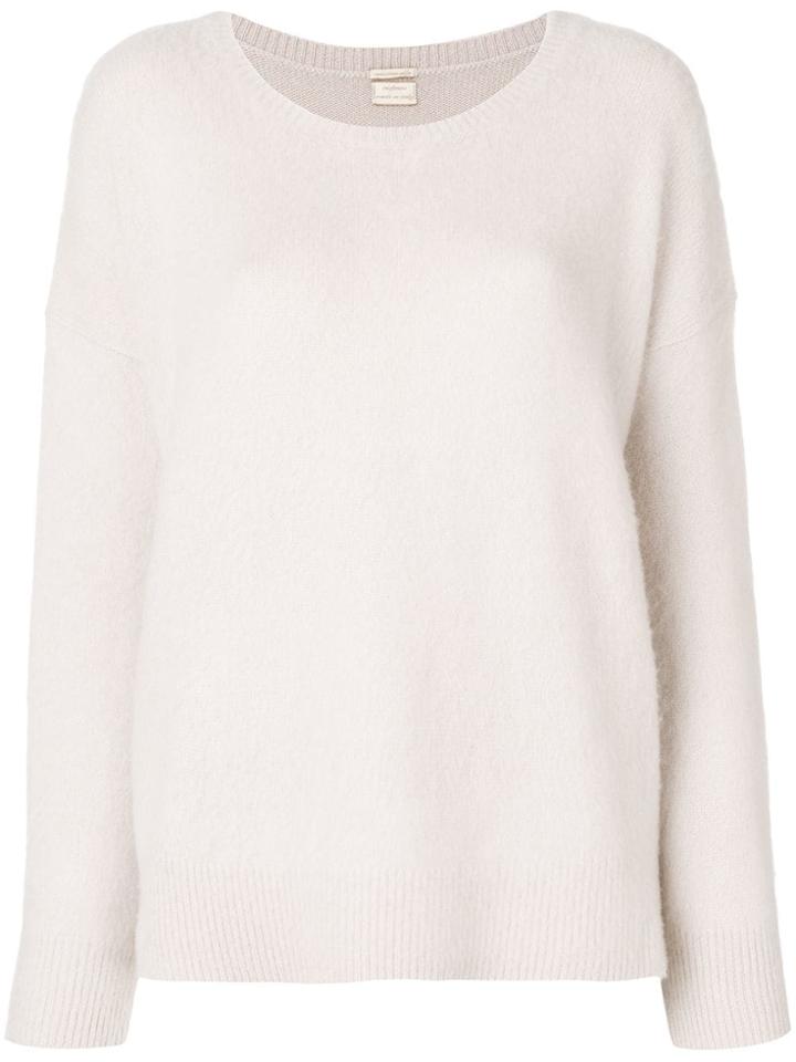 Massimo Alba Round Neck Sweater - Grey