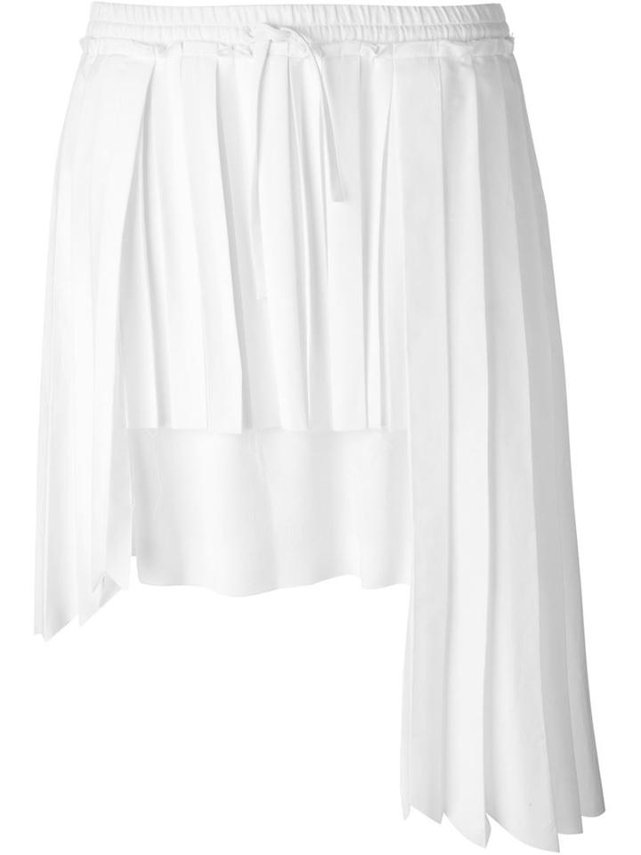 Off-white Asymmetric Pleated Skirt