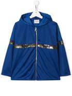 Mariuccia Milano Kids Teen Contrast-patch Jacket - Blue