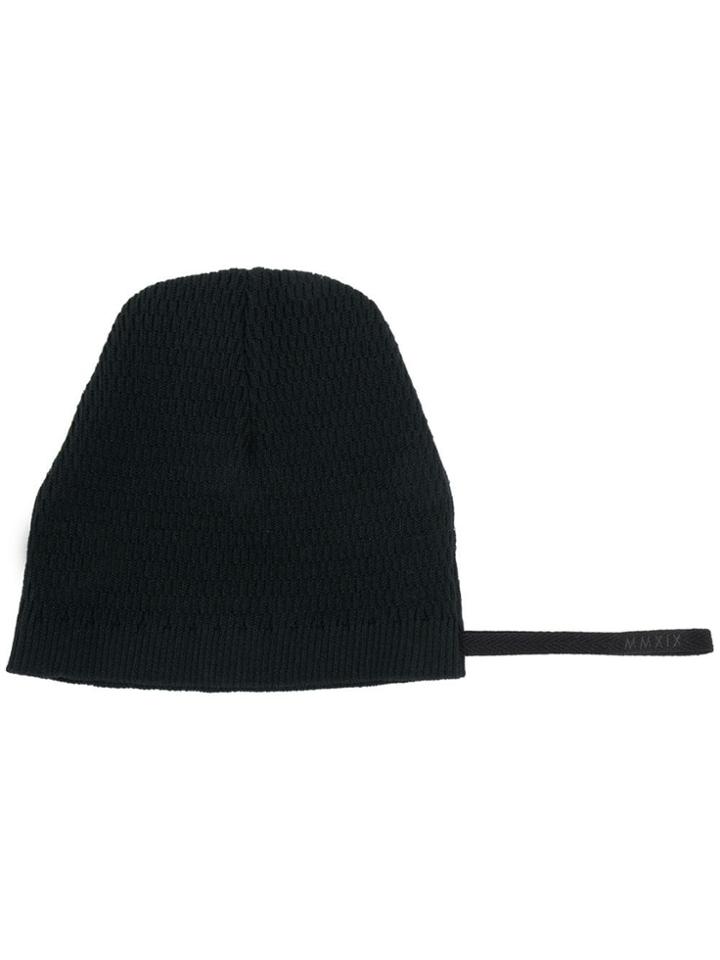 Julius Knitted Beanie Hat - Black