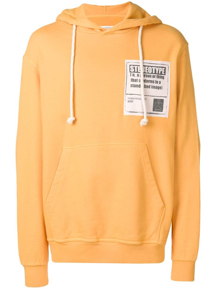 Maison Margiela Stereotype Hoodie - Yellow & Orange