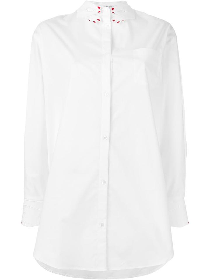 Vivetta Hand Collar Button Down Shirt