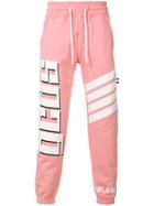 Gcds Printed Track Pants - Pink