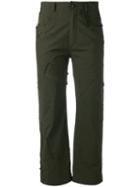 Damir Doma - Pia Cropped Trousers - Women - Cotton/polyamide/spandex/elastane/polyimide - M, Women's, Green, Cotton/polyamide/spandex/elastane/polyimide
