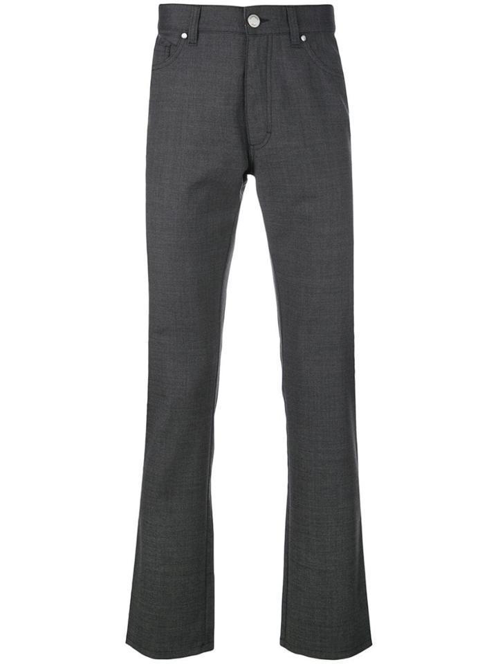 Ermenegildo Zegna Slim-fit Tailored Trousers - Grey