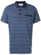 Oliver Spencer Dunmore Striped Polo Shirt - Blue