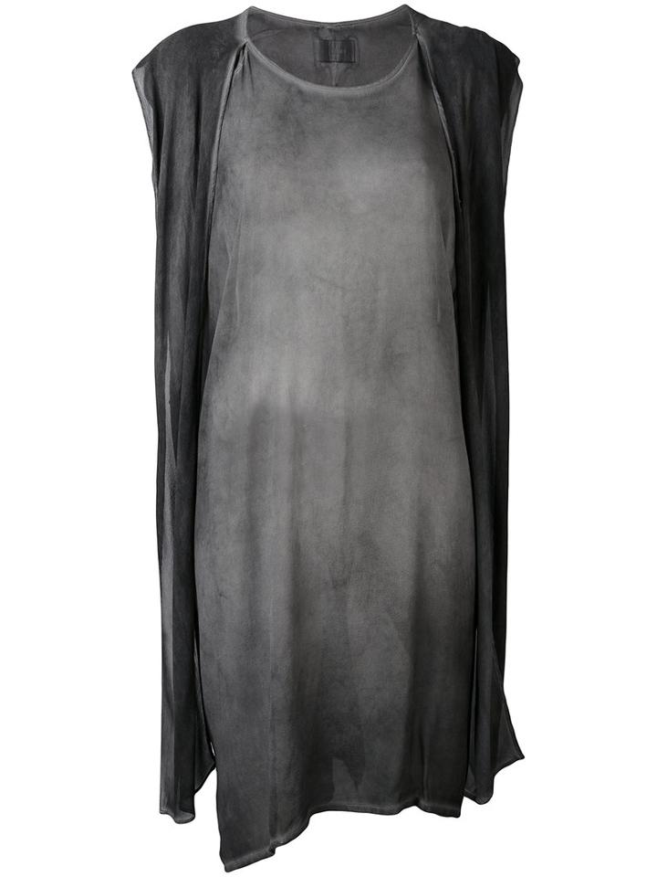 Lost & Found Ria Dunn - Shift Dress - Women - Silk/spandex/elastane - M, Grey, Silk/spandex/elastane