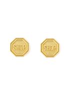 Moschino Shop Clip On Earrings
