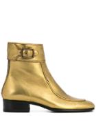 Saint Laurent Miles Boots - Gold