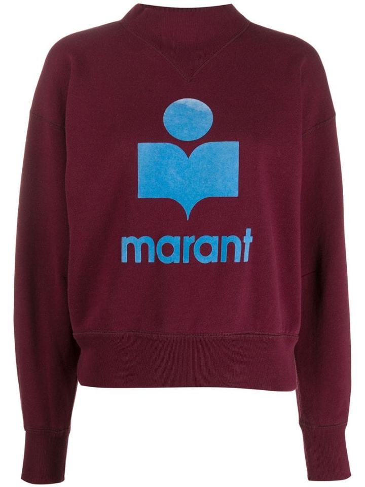 Isabel Marant Étoile Logo Print Sweatshirt - Red