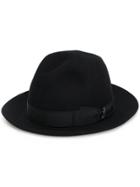 Borsalino Classic Fedora Hat - Black
