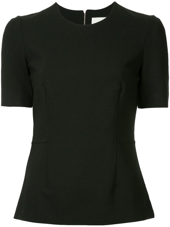 Dion Lee Short Sleeve Blouse - Black