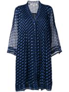 Dvf Diane Von Furstenberg Layla Printed Dress - Blue