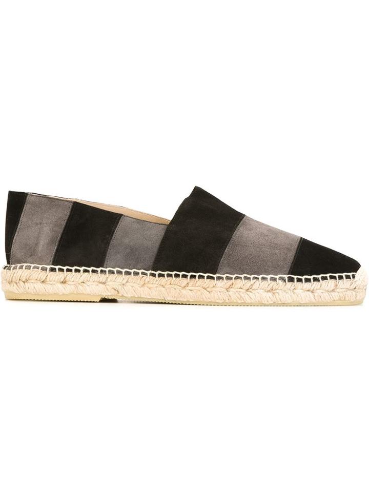 Paloma Barceló Alonso Espadrilles, Men's, Size: 43, Black, Suede/rubber/leather