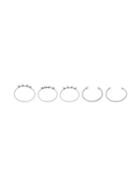 Isabel Marant Delicate Set Of Rings - Metallic