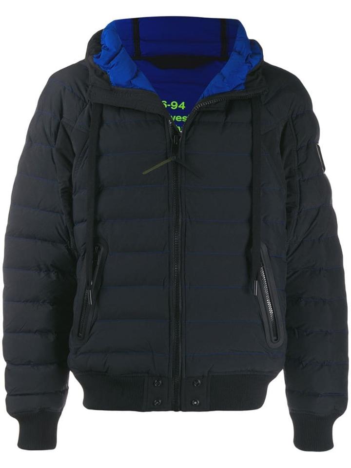 Diesel W-oblosky Puffer Jacket - Black