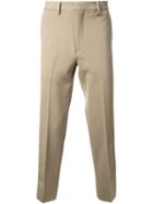 Cityshop Casual Side Stripe Trousers, Men's, Size: Medium, Brown, Polyester/polyurethane/rayon