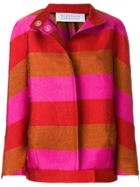 Gianluca Capannolo Striped Glitter Jacket - Pink & Purple