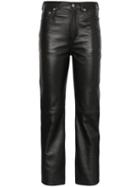 Saint Laurent Straight-leg Cropped Trousers - Black