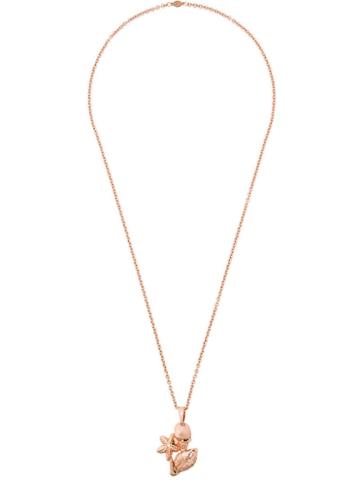 Alexander Mcqueen Pre-owned Skull & Starfish Necklace - Metallic