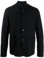 Transit Button-up Cardigan Jacket - Black
