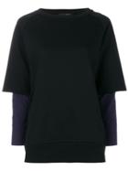 Y's Layered Sweatshirt - Black