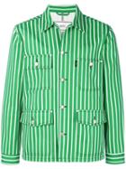 Ami Paris Worker Denim Jacket - Green