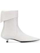 Dorateymur Crucified Ankle Boots - White