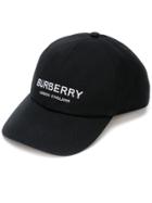 Burberry Logo Print Baseball Cap - Black