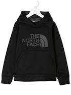 The North Face Kids Logo Print Hoodie - Black