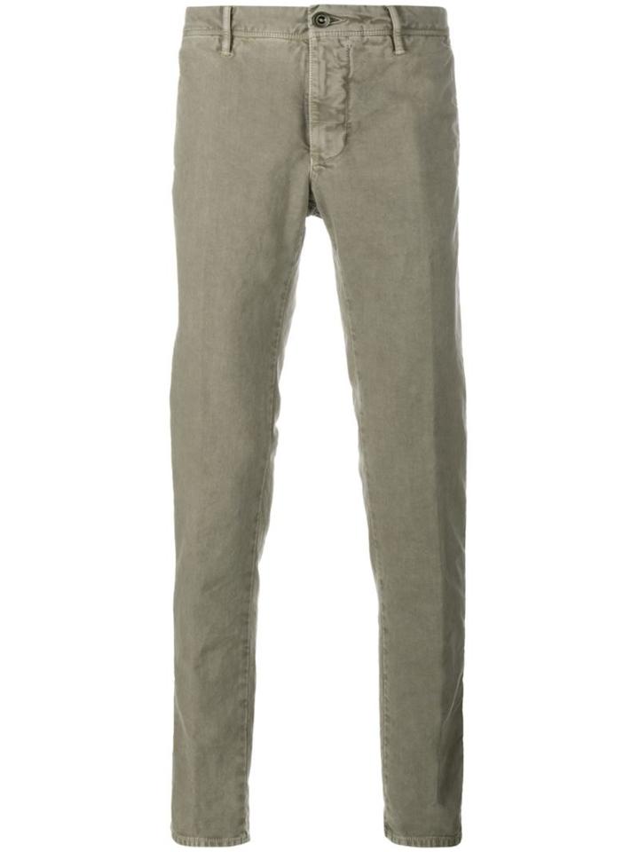 Incotex Straight Leg Trousers, Men's, Size: 32, Nude/neutrals, Cotton/spandex/elastane