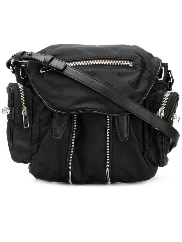 Alexander Wang Mini Marti Logo Backpack - Black