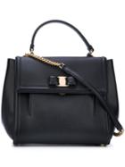 Salvatore Ferragamo - Medium Vara Top Handle Bag - Women - Calf Leather - One Size, Black, Calf Leather