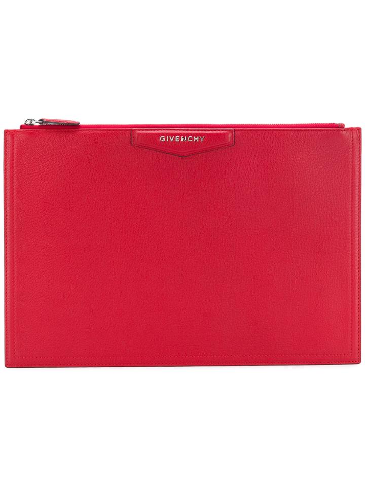 Givenchy Antigona Clutch - Red